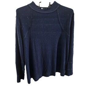 Maurice's 2X Women's Mock Neck Ribbed Blouse Metallic Shimmer Bling Glitter